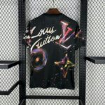 Real Madrid x Louis Vuitton 2025-26 Black Colorful Special Edition Jersey - Image 2
