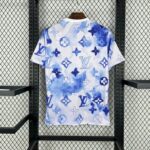 Real Madrid x Louis Vuitton 2025-26 White Monogram Special Edition Jersey - Image 2