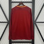 AS Roma 2017-18 Home Retro Long Sleeve Jersey - Image 2