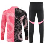 Real Madrid 2025-26 Black Pink Half Zip Long Sleeve Training Kit - Image 2