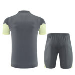 Real Madrid 2025-26 Dark Grey Short Sleeve Training Kit - Image 2