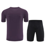 Manchester United 2025-26 Purple Short Sleeve Training Kit - Image 2