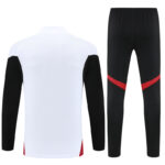 Manchester United 2025-26 White Half Zip Long Sleeve Training Kit - Image 2
