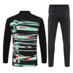 Portugal 2025-26 Green Black (Camo Edition) Half Zip Long Sleeve Training Kit - Image 2