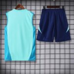 Flamengo 2025-26 Light Blue Vest Training Kit - Image 2