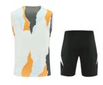 Real Madrid 2025-26 Orange Torn Vest Training Kit - Image 2