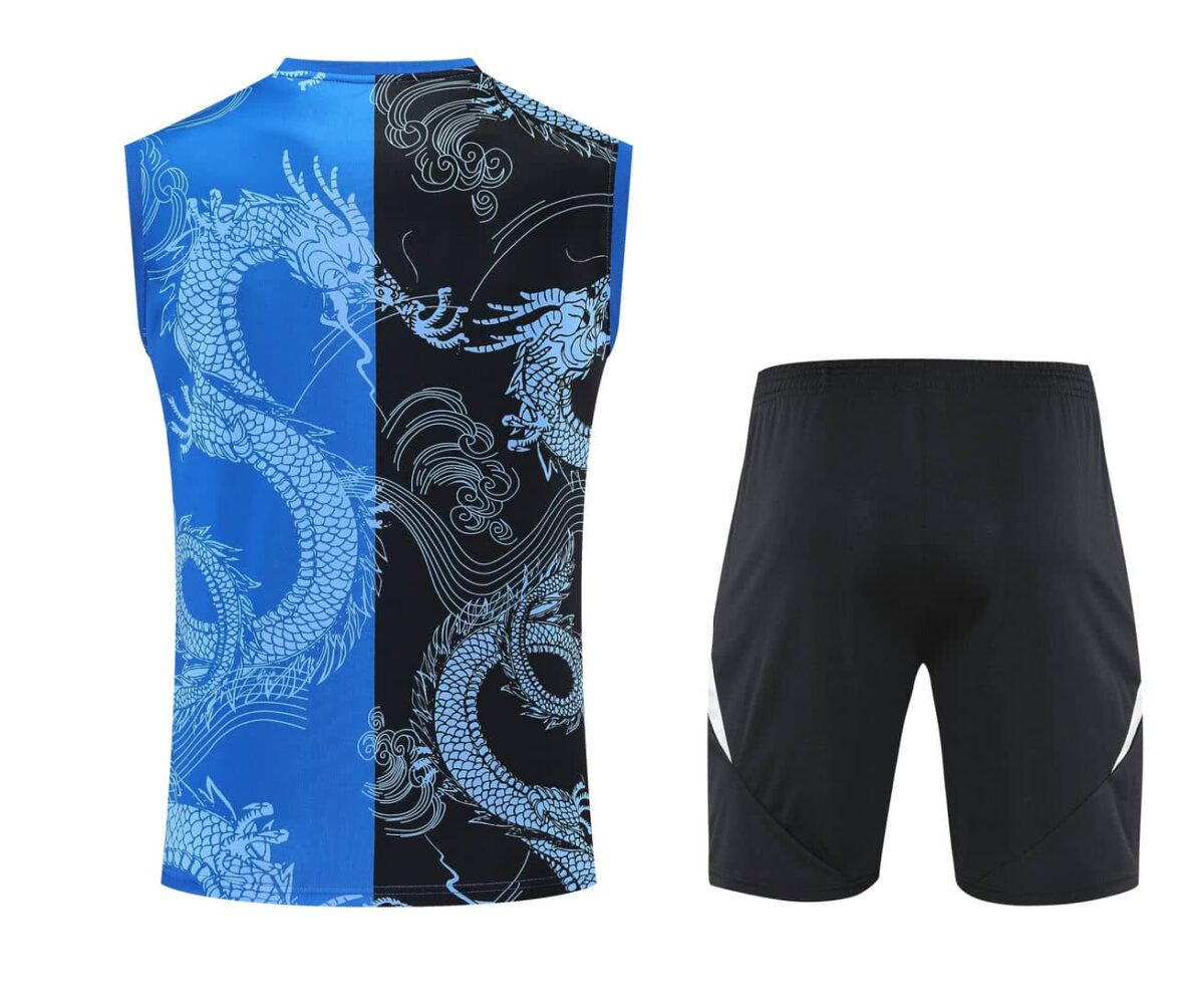 Real Madrid 2025-26 Blue Dragon Vest Training Kit - Image 2