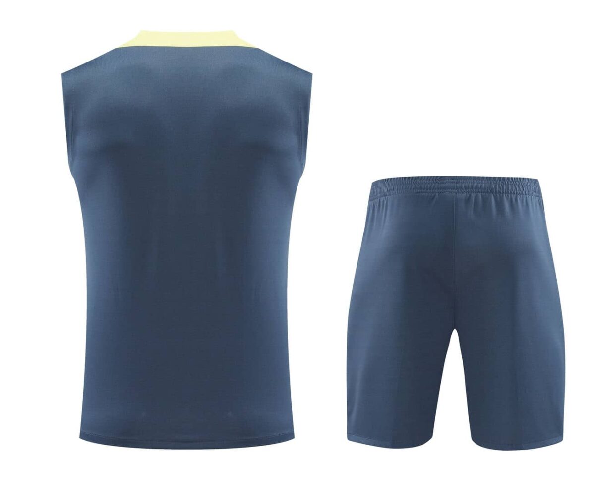 Club America 2025-26 Blue Yellow Vest Training Kit - Image 2