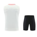 PSG Jordan 2025-26 White Black Pink Vest Training Kit - Image 2