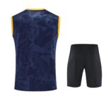 Inter Milan 2025-26 Navy and Yellow Vest Training Kit - Image 2