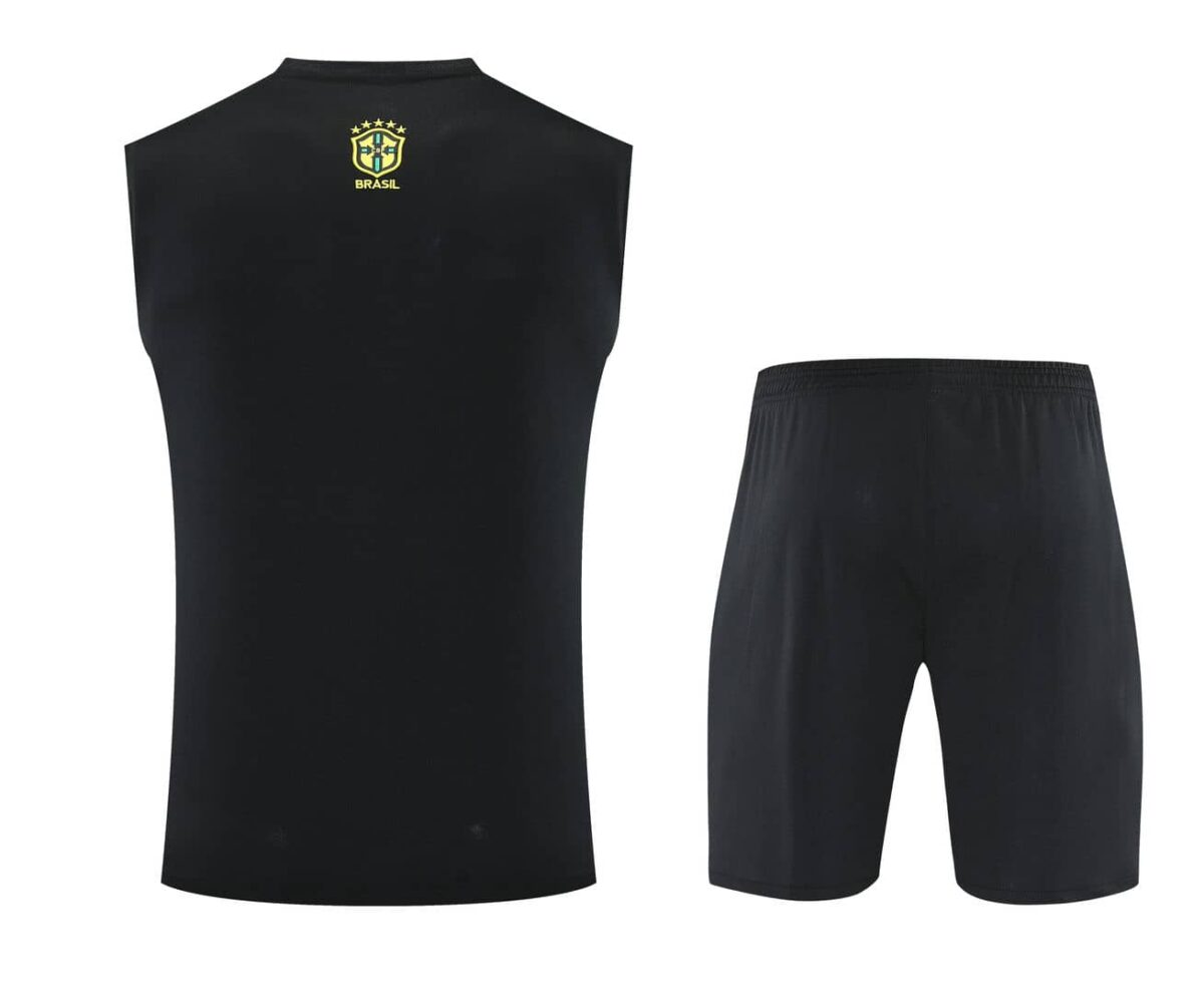 Brazil 2025-26 Blue Jesus Graphic Vest Training Kit - Image 2