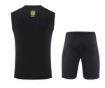 Brazil 2025-26 Green Jesus Graphic Vest Training Kit - Image 2