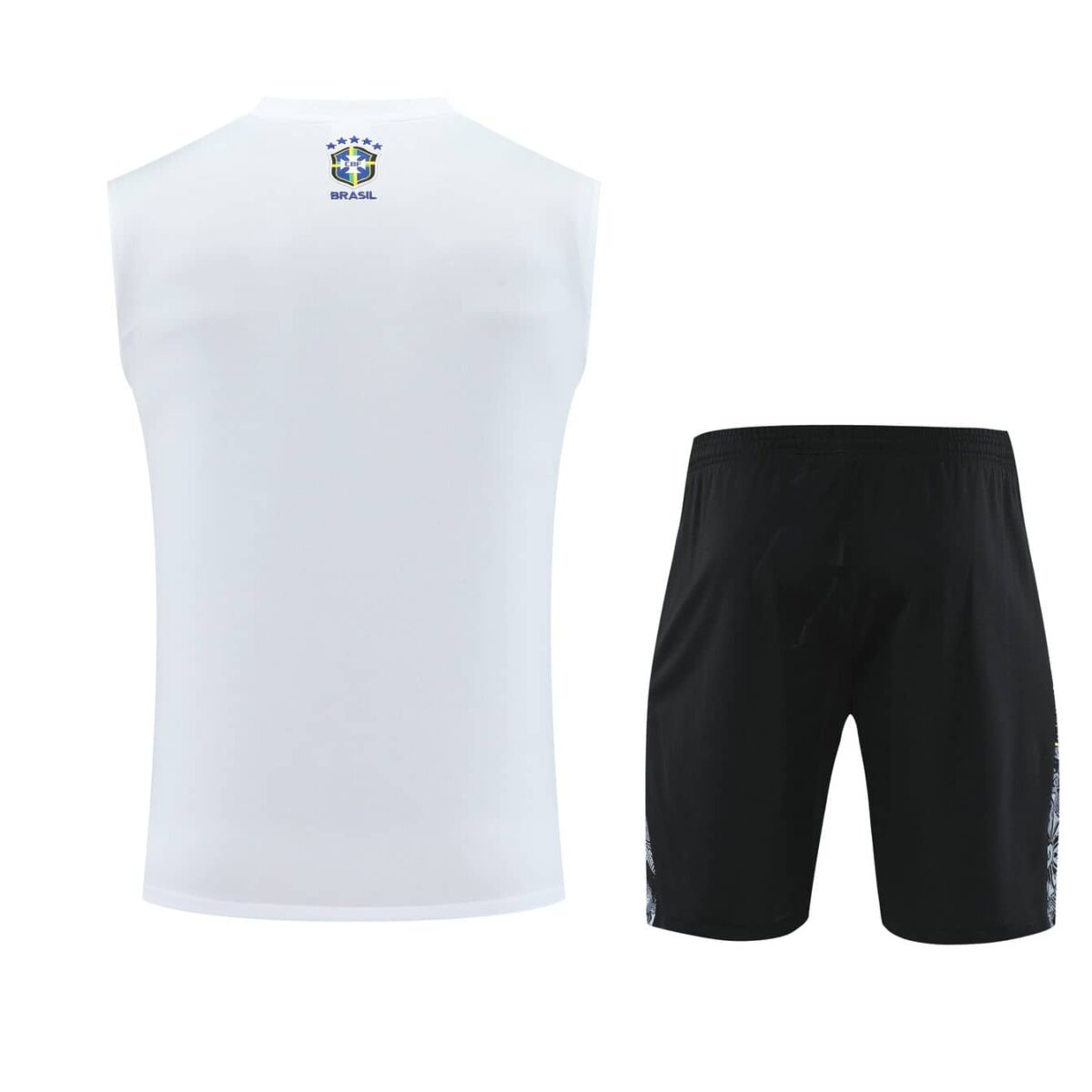 Brazil 2025-26 White Jesus Graphic Vest Training Kit - Image 2