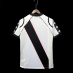 Vasco da Gama 2002-03 White Black Sash Retro Jersey - Image 2