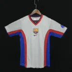 Barcelona 2000-01 Away Retro Jersey - Image 2