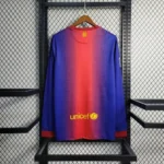 Barcelona 2012-13 Home Retro Long Sleeve Jersey - Image 2