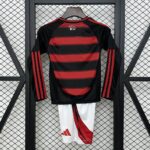 Flamengo 2025-26 Home Kids Kit - Image 2