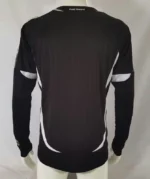 Real Madrid 2006-07 Black Retro Long Sleeve Jersey - Image 2