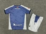Real Sociedad 2025-26 Away Kids Kit - Image 2