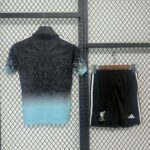 Liverpool 2025-26 Black Blue Phoenix Special Edition Kids Kit - Image 2