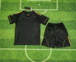 Liverpool 2025-26 Black Gold Special Edition Kids Kit - Image 2