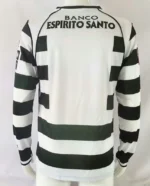 Sporting Lisbon 2001-03 Home Retro Long Sleeve Jersey - Image 2