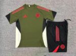 Bayern Munich 2025-26 Green Short Sleeve Kids Training Kit - Image 2