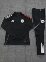 Ajax 2025-26 Black Half Zip Long Sleeve Kids Training Kit - Image 2