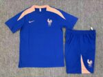 France 2025-26 Rainbow Blue Short Sleeve Kids Training Kit - Image 2