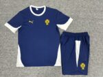 Portugal 2025-26 Royal Blue Short Sleeve Kids Training Kit - Image 2