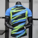 Olympique de Marseille 2025-26 Green Blue Brushstroke Training Jersey Player Version - Image 2