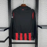 AC Milan 2025-26 Home Long Sleeve Jersey Fan Version - Image 4