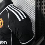 Manchester United 2025-26 Black White Trim Special Edition Jersey Player Version - Image 2