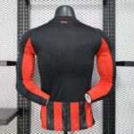AC Milan 2025-26 Home Long Sleeve Jersey Player Version - Image 2