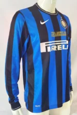 Inter Milan 2009-10 Home Retro Long Sleeve Jersey - Image 2