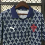 Portugal 2025-26 Navy Pattern Training Jersey - Image 3