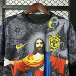 Brazil 2025-26 Jesus Black Red Special Edition Jersey - Image 3