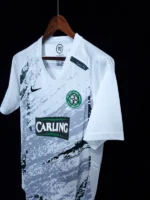 Celtic 2007-08 White Retro Jersey - Image 3