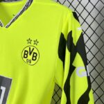 Borussia Dortmund 2025-26 Neon Yellow Goalkeeper Long Sleeve Jersey - Image 3