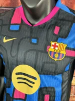 Barcelona 2025-26 Black Color Block Special Edition Jersey Player Version - Image 6