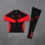 Bayern Munich 2025-26 Black Half Zip Long Sleeve Training Kit - Image 3