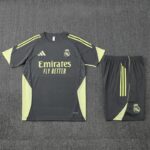Real Madrid 2025-26 Dark Grey Short Sleeve Training Kit - Image 3
