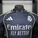 Real Madrid 2025-26 Navy Yellow Stripe Special Edition Jersey Player Version - Image 3