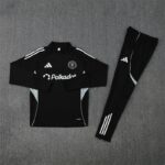 Inter Miami CF 2025-26 Black Half Zip Long Sleeve Training Kit - Image 3