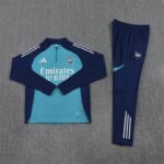 Arsenal 2025-26 Green Half Zip Long Sleeve Training Kit - Image 3