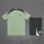 Chelsea 2025-26 Light Green Short Sleeve Training Kit - Image 3