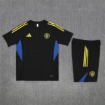Manchester United 2025-26 Black Short Sleeve Training Kit - Image 3