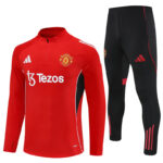 Manchester United 2025-26 Red Half Zip Long Sleeve Training Kit - Image 3