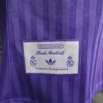 Real Madrid 2025-26 Purple Stripe Co-Branded Jersey Player Version - Image 3