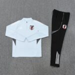 Japan 2025-26 Light Grey Half Zip Long Sleeve Training Kit - Image 3